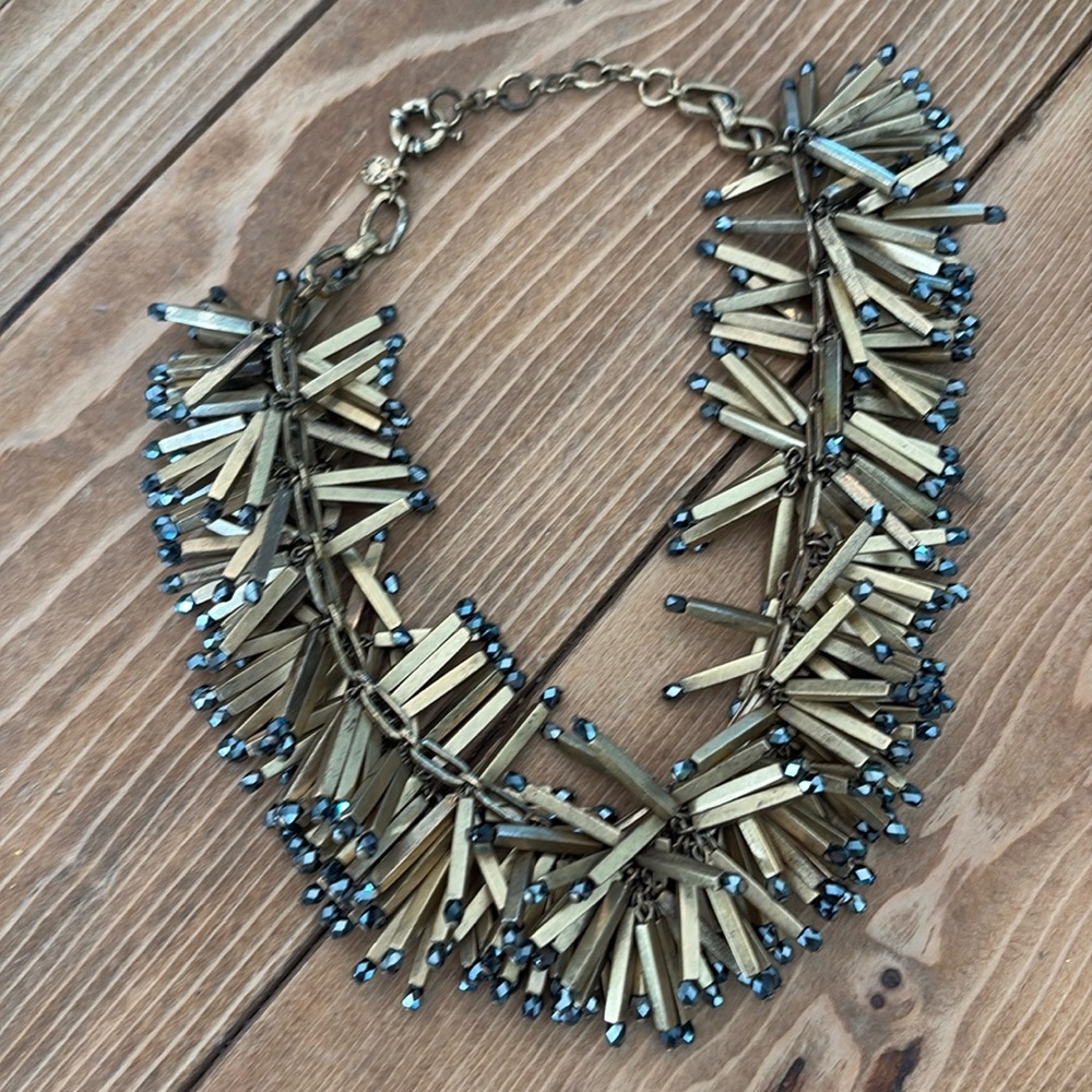 HTF J Crew Matchstick necklace